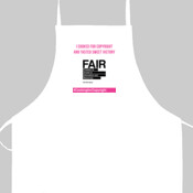 Cooking for Copyright apron white - Aprons - 100% Cotton