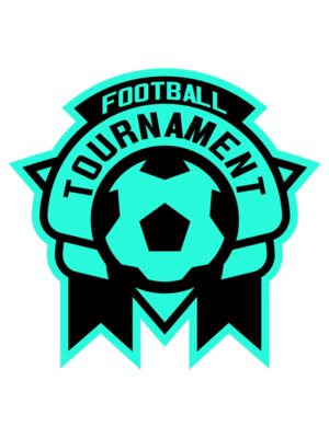 Tournament Football logo template