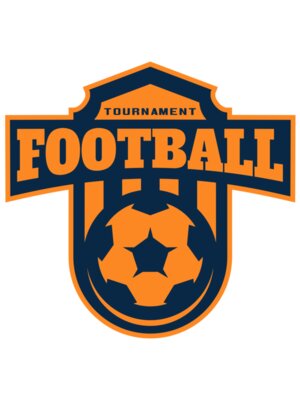 Football Tournament logo template