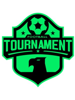 Tournament Football logo template 02