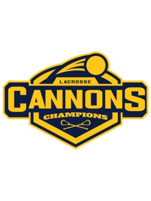 Cannons Champions Lacrosse Logo Template