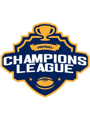 Champions League Football logo template 02