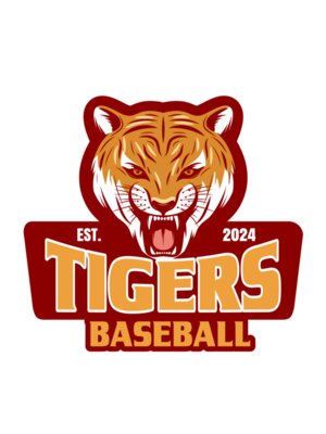 Baseball Tigers Logo 01