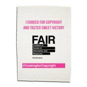 Cooking for Copyright tea towel - Linen Tea Towels
